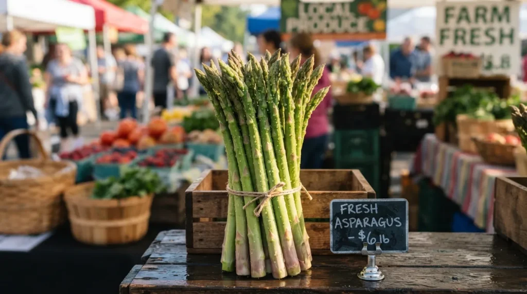 What do asparagus emoji mean?