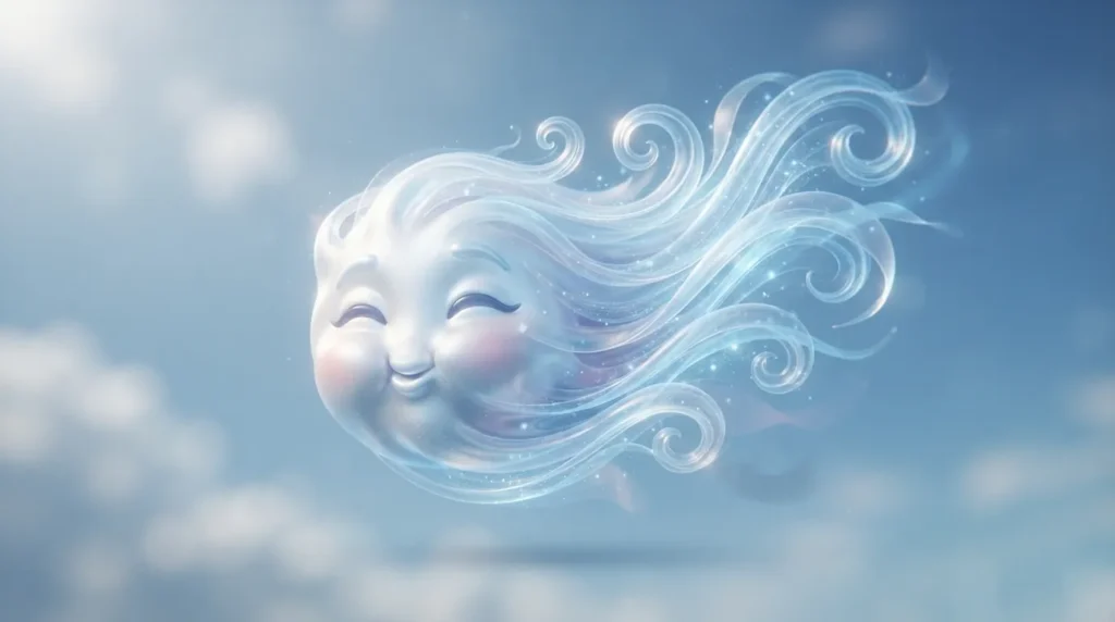What do breeze emoji mean?