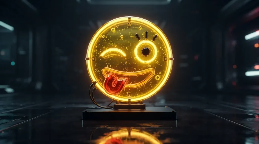 goofy yellow emoji