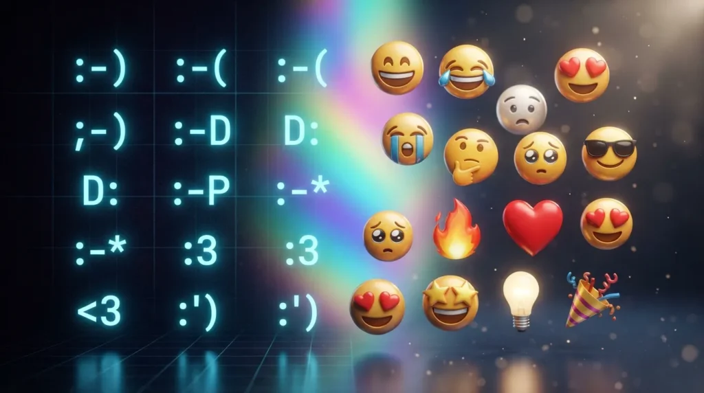 What do emoticons vs emoji mean?