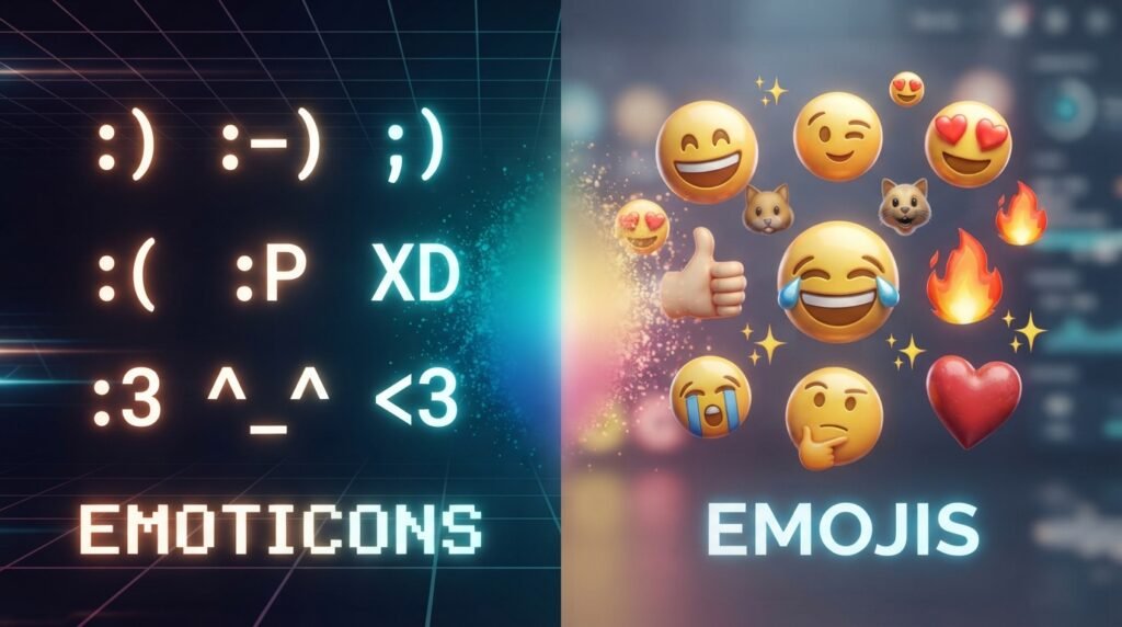 Best emoticons vs emoji combos   copy & paste